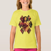 Justice League | Diamond Galactic Group Panels T-shirt (Voorkant)