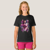 Justice League | Diamond Galactic Group Panels T-shirt (Voorkant volledig)