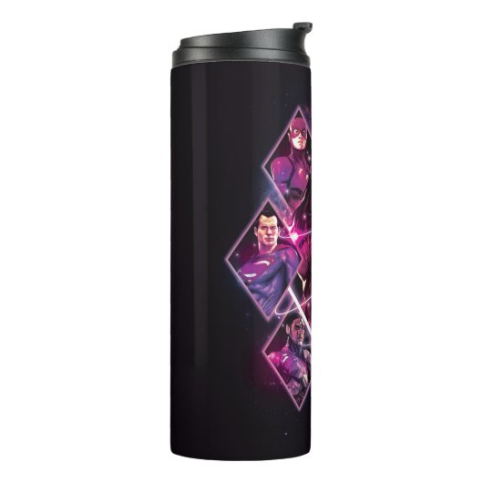Justice League | Diamond Galactic Group Panels Thermosbeker (Gedraaid links)