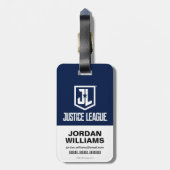 Justice League | Diamond Hatch Group Badge Bagagelabel (Achterkant verticaal)