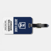 Justice League | Diamond Hatch Group Badge Bagagelabel (Achterkant horizontaal)
