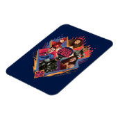 Justice League | Diamond Hatch Group Badge Magneet (Linkerzijde)