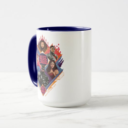 Justice League | Diamond Hatch Group Badge Mok (Voorkant links)