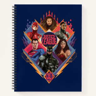 Justice League   Diamond Hatch Group Badge Notitieboek