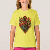 Justice League | Diamond Hatch Group Badge T-shirt (Voorkant)