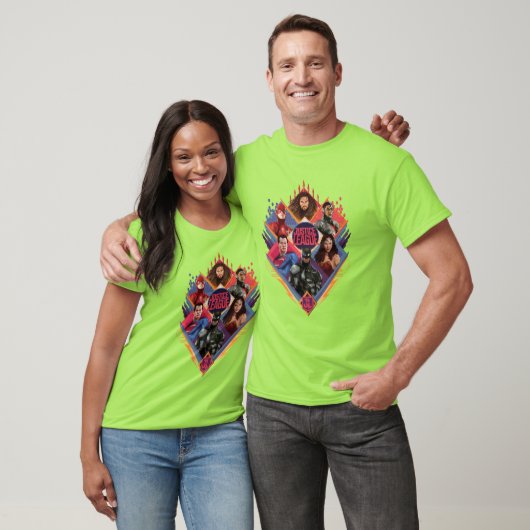 Justice League | Diamond Hatch Group Badge T-shirt (Unisex)