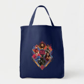 Justice League | Diamond Hatch Group Badge Tote Bag (Voorkant)