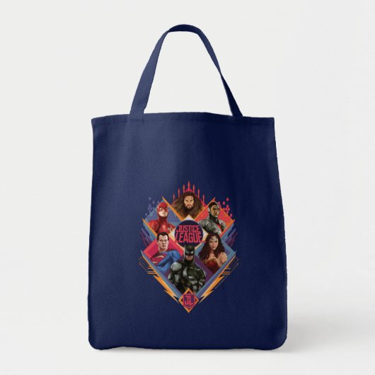 Justice League | Diamond Hatch Group Badge Tote Bag (Voorkant)