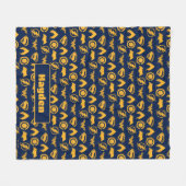 Justice League | Gestolen teamsymbolen Lineup Fleece Deken (Voorkant (Horizontaal))