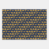 Justice League | Gestolen teamsymbolen Lineup Inpakpapier Vel (Voorkant 2)