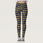 Justice League | Gestolen teamsymbolen Lineup Leggings (Voorkant)