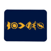 Justice League | Gestolen teamsymbolen Lineup Magneet (Horizontaal)