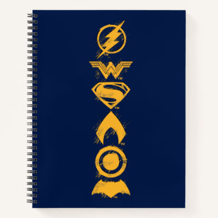 Justice League   Gestolen teamsymbolen Lineup Notitieboek