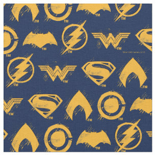 Justice League   Gestolen teamsymbolen Lineup Stof
