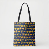 Justice League | Gestolen teamsymbolen Lineup Tote Bag (Voorkant)