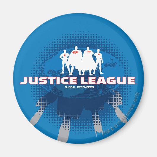 Justice League Global Defenders Magneet (Voorkant)