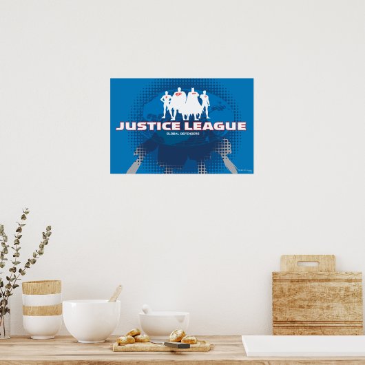 Justice League Global Defenders Poster (Keuken)