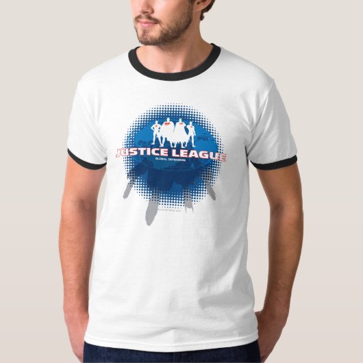 Justice League Global Defenders T-shirt (Voorkant)