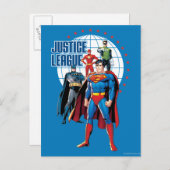Justice League Global Heroes Briefkaart (Voorkant / Achterkant)