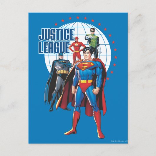 Justice League Global Heroes Briefkaart (Voorkant)