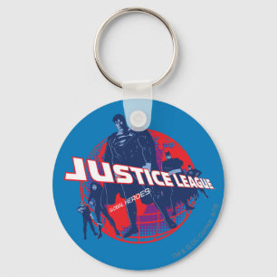 Justice League Global Heroes en Wereldbol Sleutelhanger