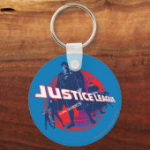 Justice League Global Heroes en Wereldbol Sleutelhanger (Voorkant)