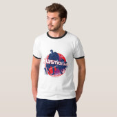 Justice League Global Heroes en Wereldbol T-shirt (Voorkant volledig)
