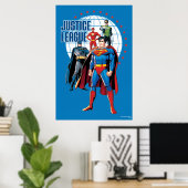 Justice League Global Heroes Poster (Thuiskantoor)