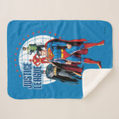 Justice League Global Heroes Sherpa Deken (Voorkant (horizontaal))