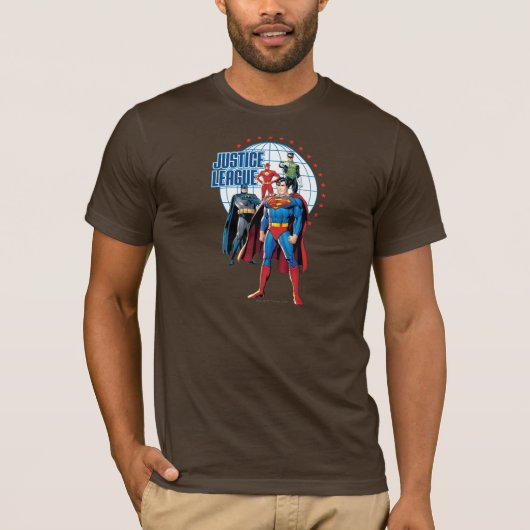 Justice League Global Heroes T-shirt (Voorkant)