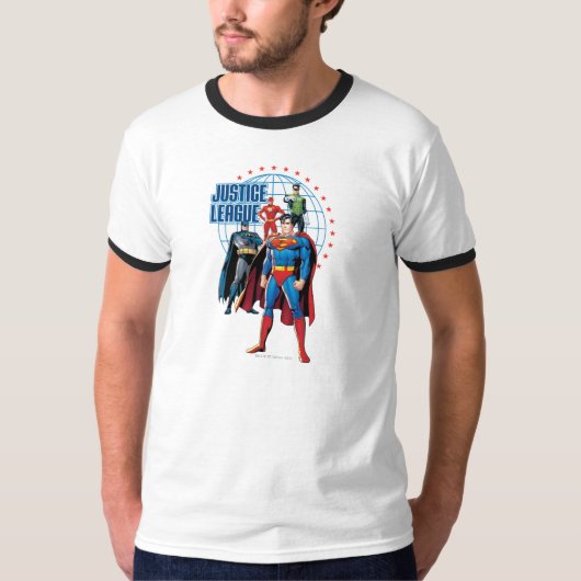 Justice League Global Heroes T-shirt (Voorkant)
