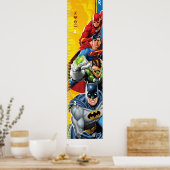 Justice League | Groeioverzicht Poster (Keuken)