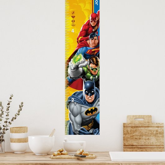 Justice League | Groeioverzicht Poster (Keuken)