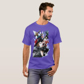 Justice League - Groep 1 T-shirt (Voorkant volledig)