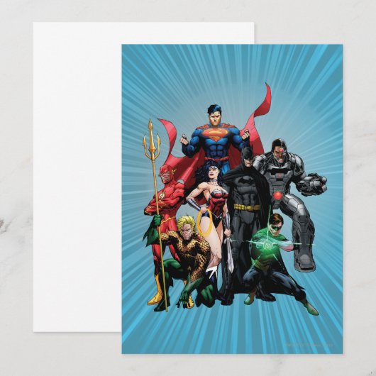 Justice League - Groep 2 (Voorkant / Achterkant)