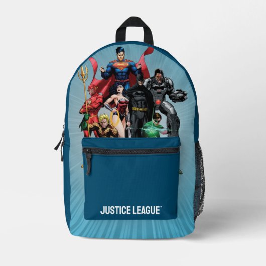 Justice League - Groep 2 Bedrukte Rugzak (Voorkant)