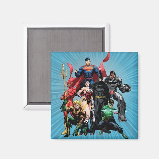 Justice League - Groep 2 Magneet (Voorkant / Achterkant)