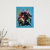 Justice League - Groep 2 Poster (Keuken)