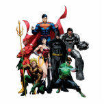 Justice League - Groep 2 Staand Fotobeeldje<br><div class="desc">Justice League New 52</div>