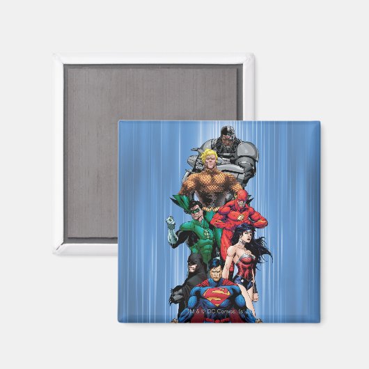 Justice League - Groep 3 Magneet (Voorkant / Achterkant)