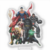 Justice League - Group Sticker (Voorkant)