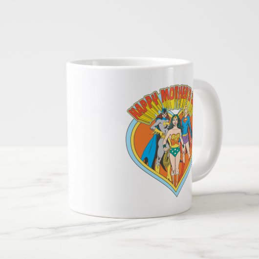 Justice League | Happy Moederdag Grote Koffiekop (Voorkant rechts)