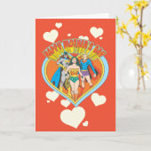 Justice League | Happy Moederdag Kaart (Gele Bloem)