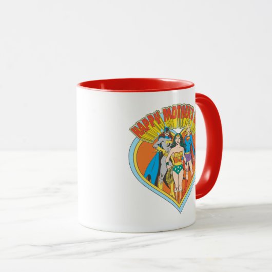 Justice League | Happy Moederdag Mok (Voorkant rechts)