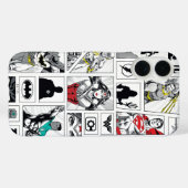 Justice League Heldhaftig Paneelpatroon Case-Mate iPhone Case (Achterkant (horizontaal))