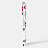Justice League Heldhaftig Paneelpatroon Case-Mate iPhone Case (Achterkant / Links)