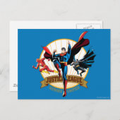 Justice League Heroes United Briefkaart (Voorkant / Achterkant)