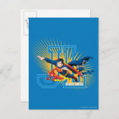 Justice League Heroes United Briefkaart (Voorkant / Achterkant)