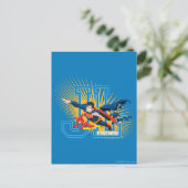Justice League Heroes United Briefkaart (Staand voorkant)