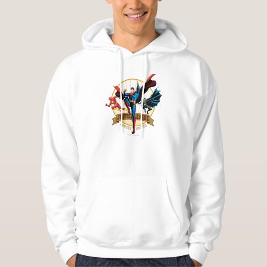 Justice League Heroes United Hoodie (Voorkant)